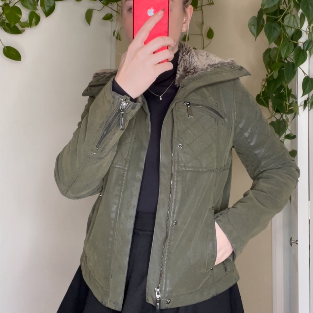 army green jacket